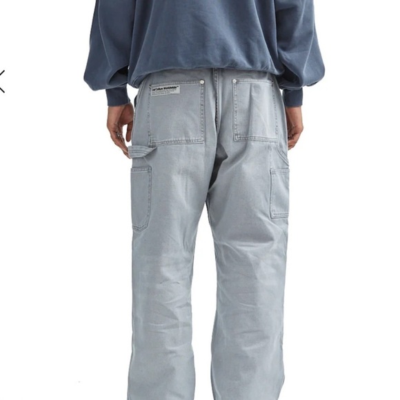 Cold Culture V1 CARPENTER PANTS FADED GREY Size L - Picture 3 of 13
